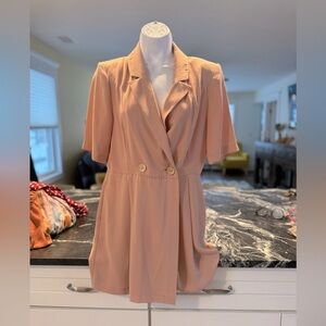 Topshop Women's Pink Playsuit-romper size 6